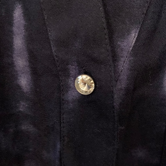 NWT INC tie dye button up long sleeved 2X - Picture 8 of 10